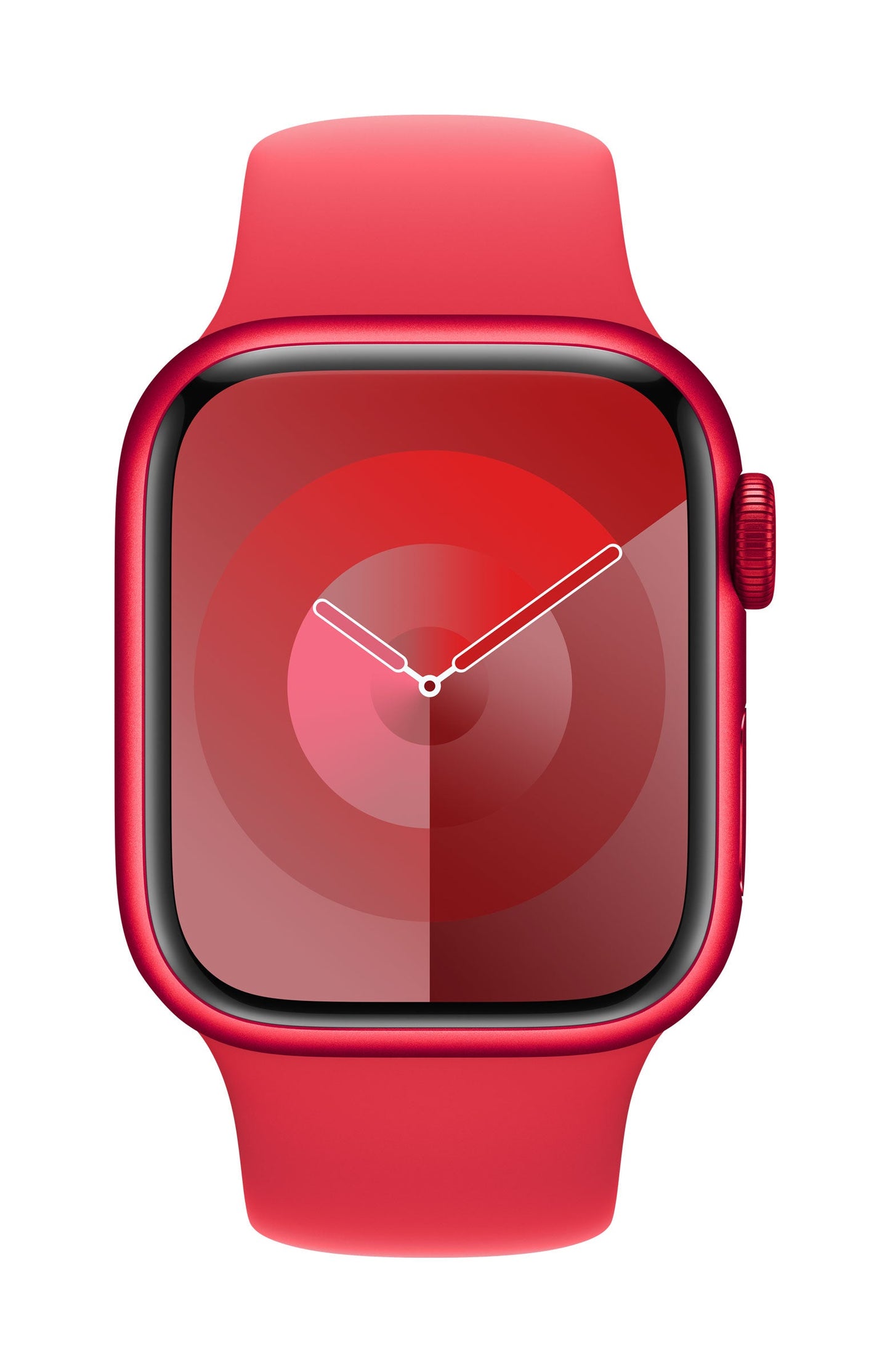 Apple Watch Series 9 GPS + Cellular, Aluminium (PRODUCT)RED, 41mm mit Sportarmband, (PRODUCT)RED - S/M