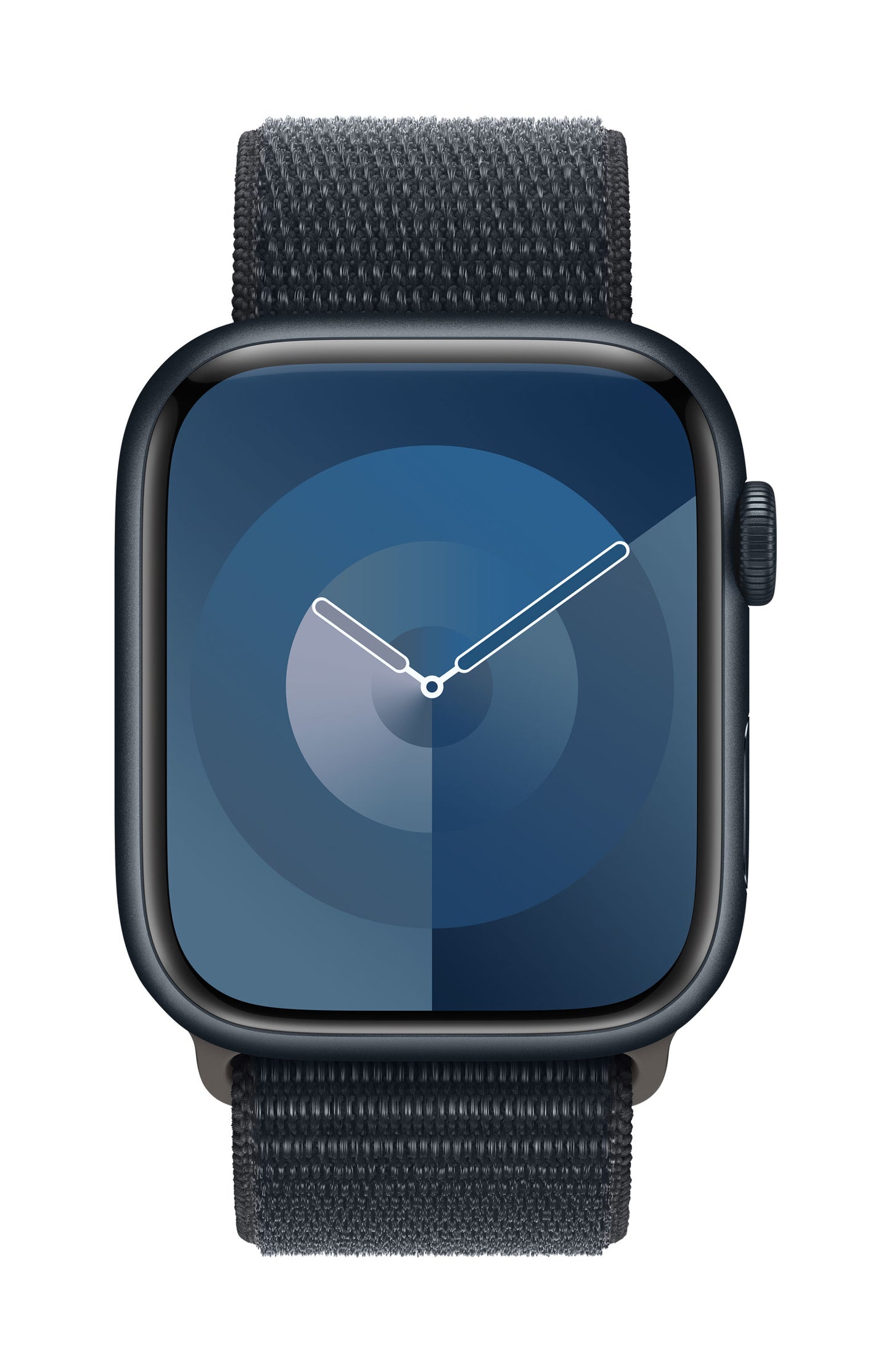 Apple Watch Series 9 GPS + Cellular, Aluminium mitternacht, 45mm mit Sport Loop, mitternacht