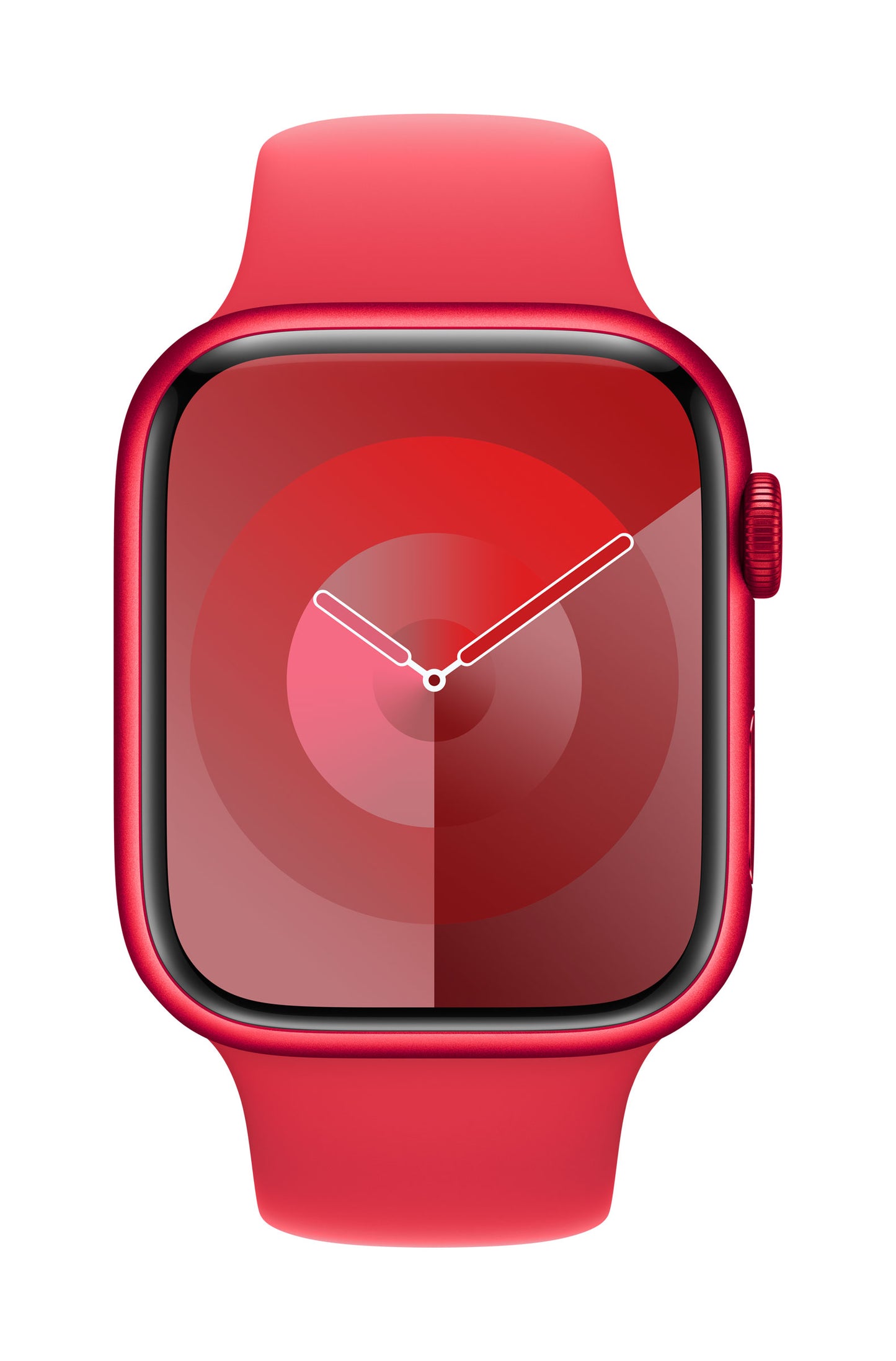 Apple Watch Series 9 GPS + Cellular, Aluminium (PRODUCT)RED, 45mm mit Sportarmband, (PRODUCT)RED - M/L