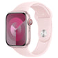 Apple Watch Series 9 GPS + Cellular, Aluminium rosé, 45mm mit Sportarmband, hellrosa - M/L