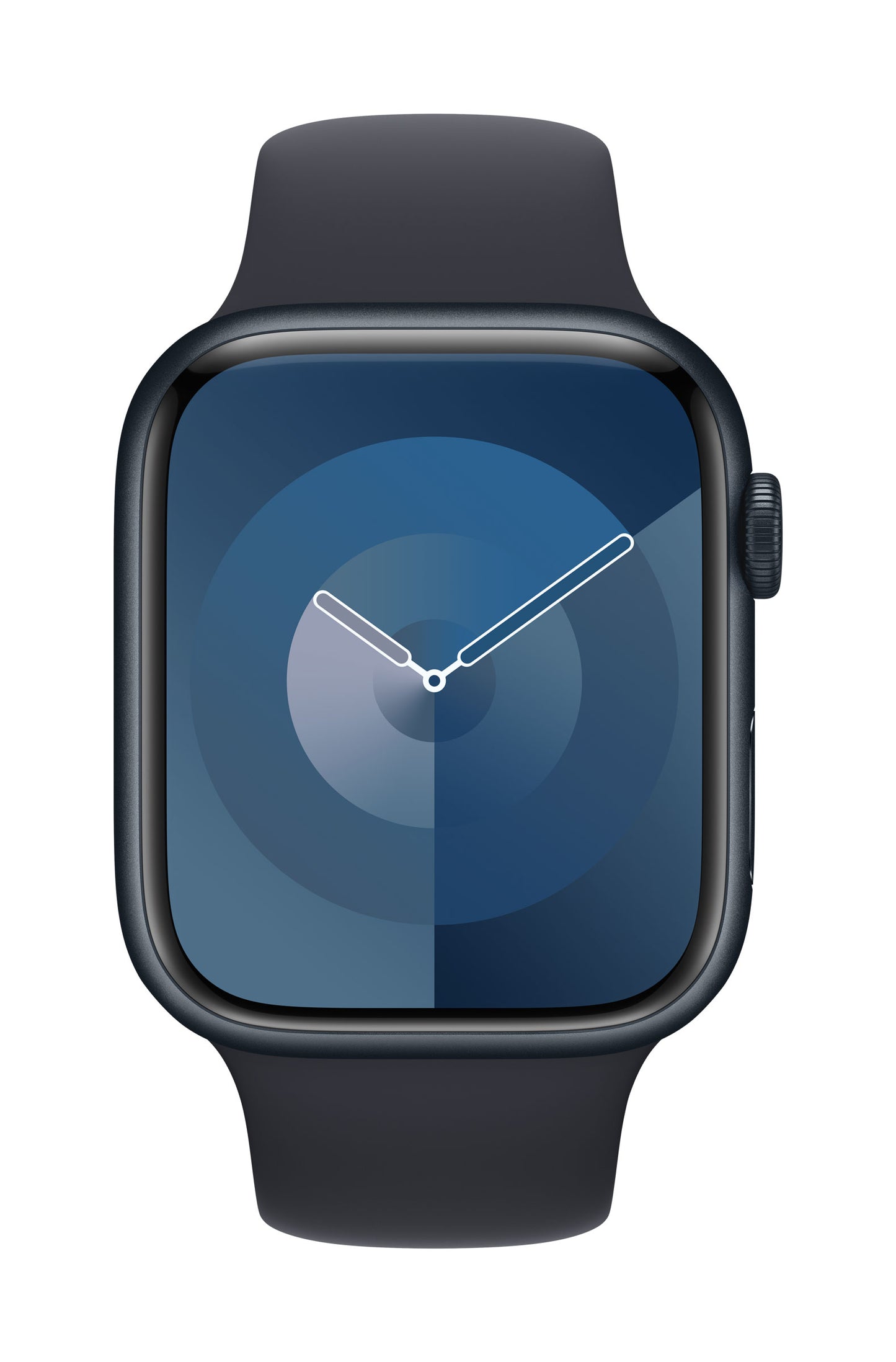 Apple Watch Series 9 GPS, Aluminium mitternacht, 45mm mit Sportarmband, mitternacht - M/L