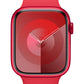 Apple Watch Series 9 GPS, Aluminium (PRODUCT)RED, 45mm mit Sportarmband, (PRODUCT)RED - S/M