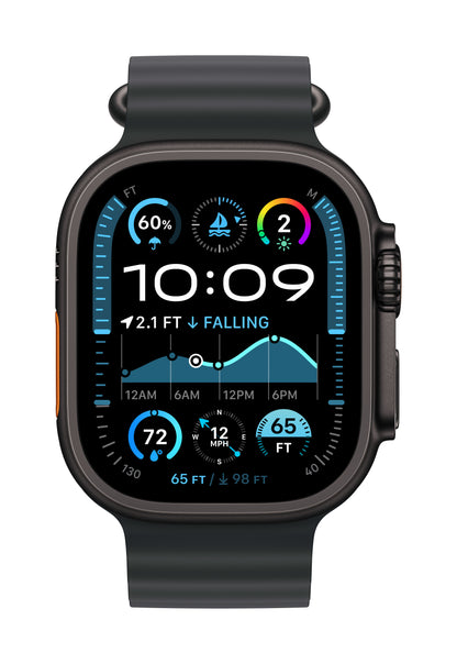 Apple Watch Ultra 2 GPS + Cellular 49mm Black Titanium Case with Black Ocean Band