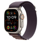Apple Watch Ultra 2 GPS + Cellular, Titan, 49mm Alpinarmband, medium, indigo