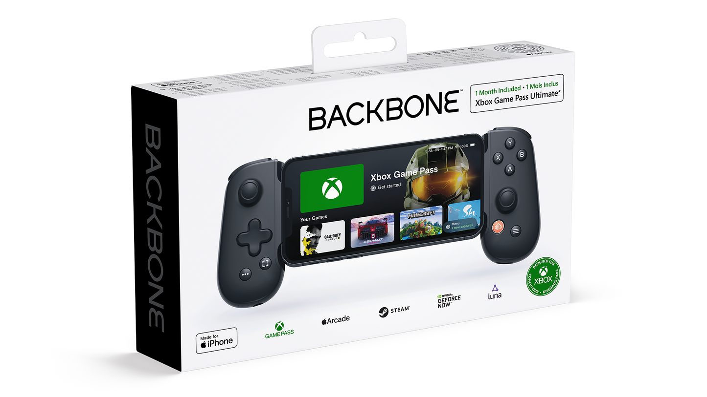 Backbone One Mobiler Gaming Controller, Classic Edition mit USB-C, schwarz