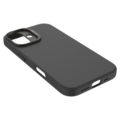 Decoded AntiMicrobial Silicone Backcover iPhone 16 Black