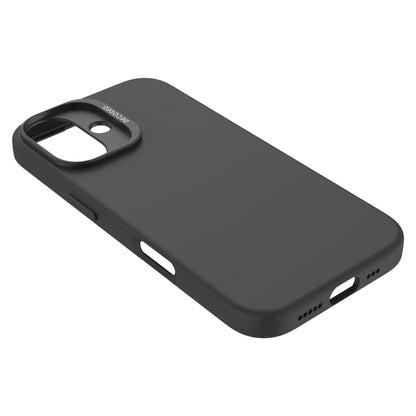 Decoded AntiMicrobial Silicone Backcover iPhone 16 Black