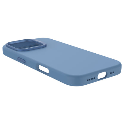 Decoded AntiMicrobial Silicone Backcover iPhone 16 Pro Light Blue