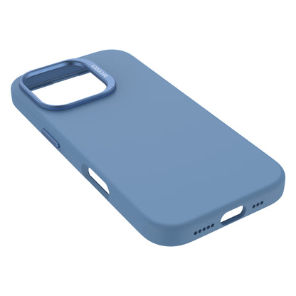 Decoded AntiMicrobial Silicone Backcover iPhone 16 Pro Light Blue