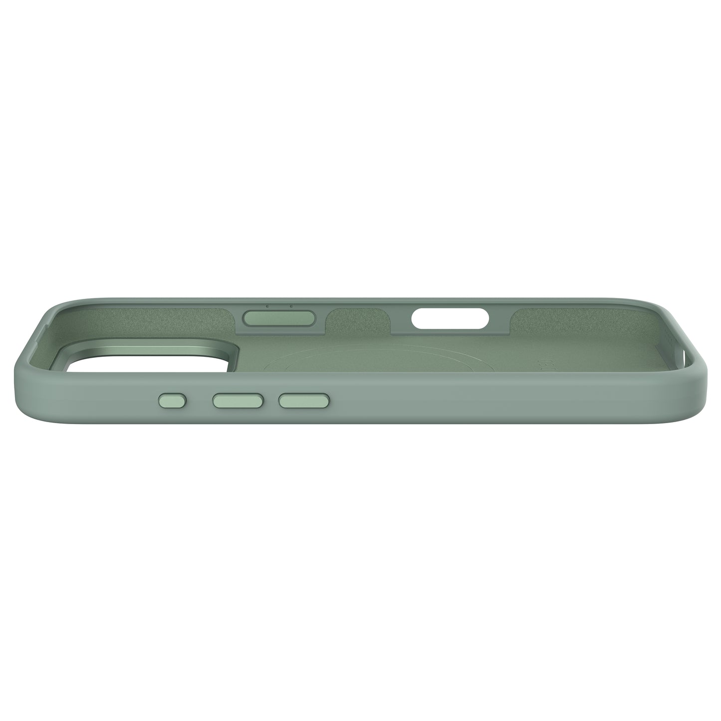 Decoded AntiMicrobial Silicone Backcover iPhone 16 Pro Jade