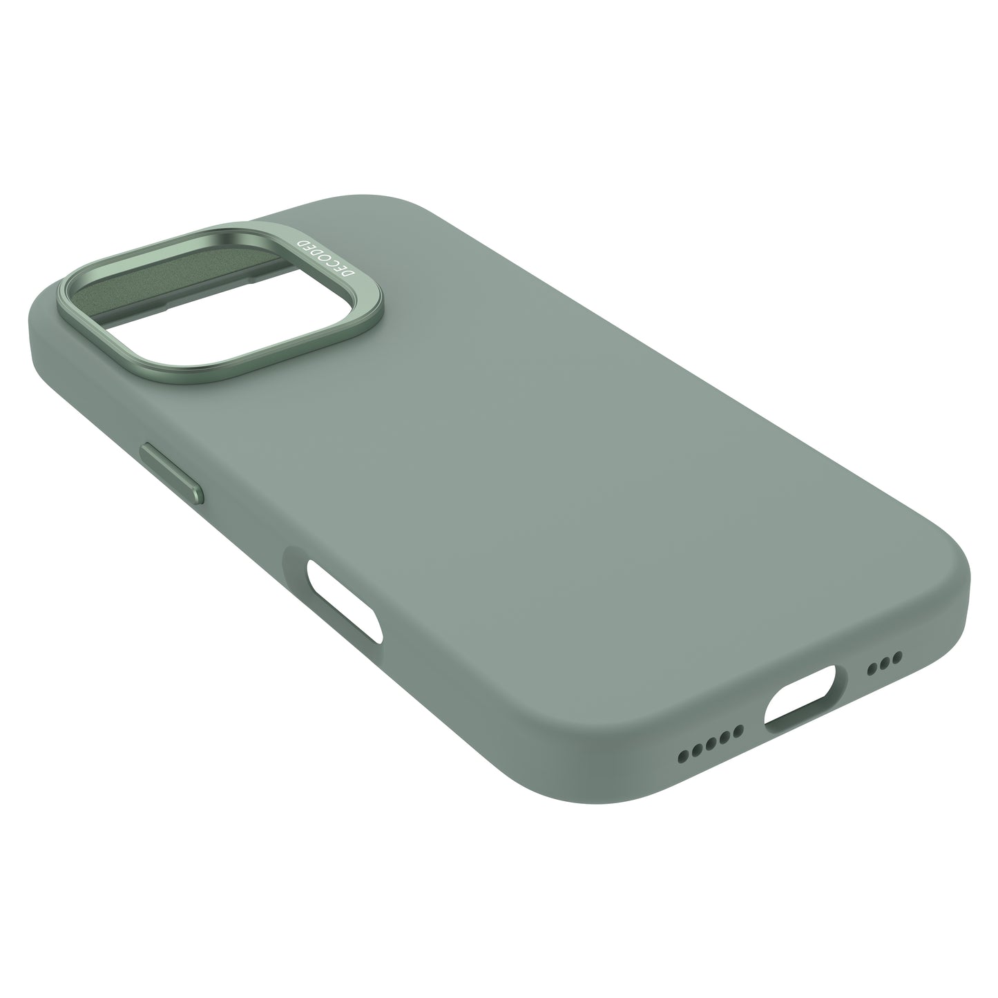 Decoded AntiMicrobial Silicone Backcover iPhone 16 Pro Jade