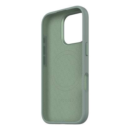 Decoded AntiMicrobial Silicone Backcover iPhone 16 Pro Jade