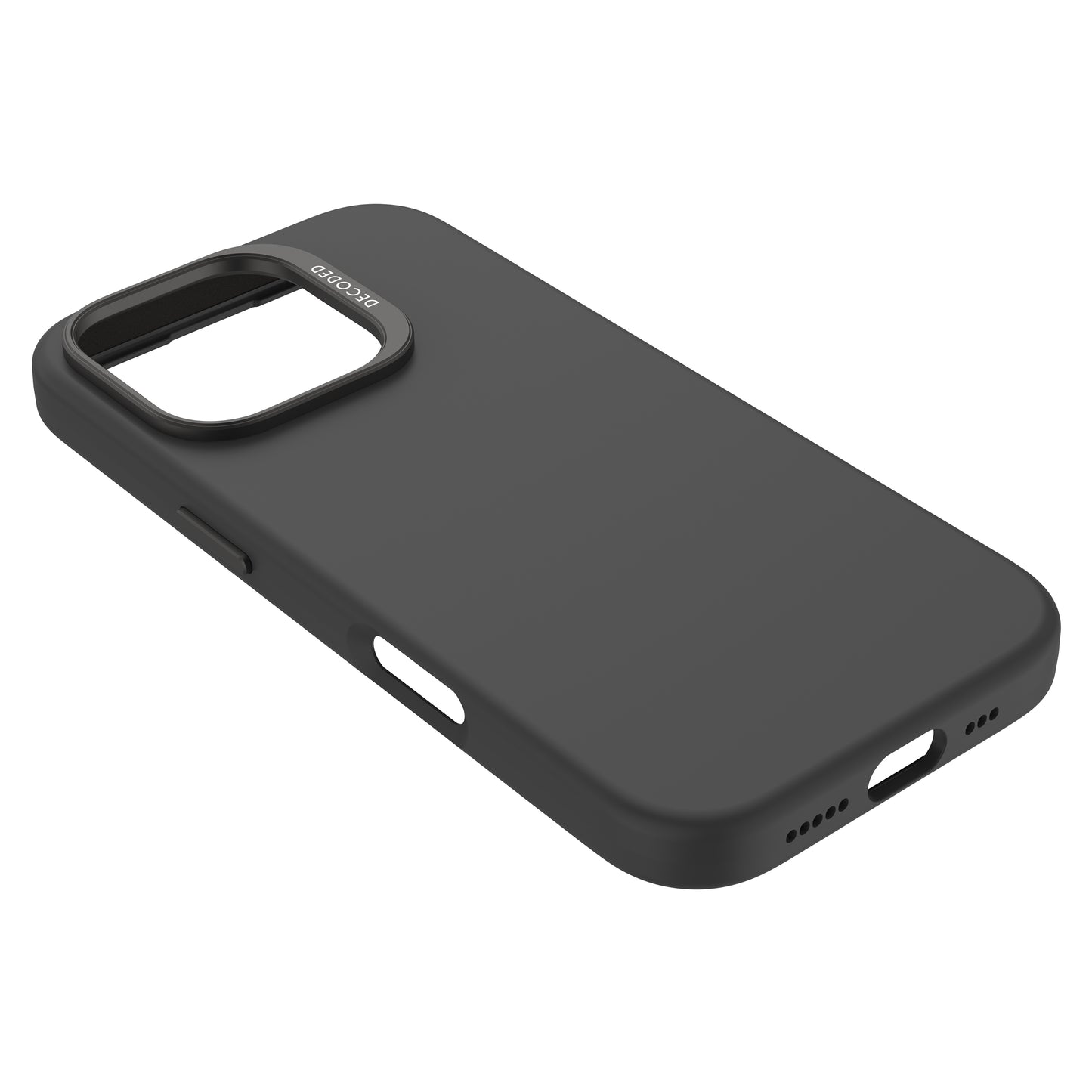 Decoded AntiMicrobial Silicone Backcover iPhone 16 Pro Black