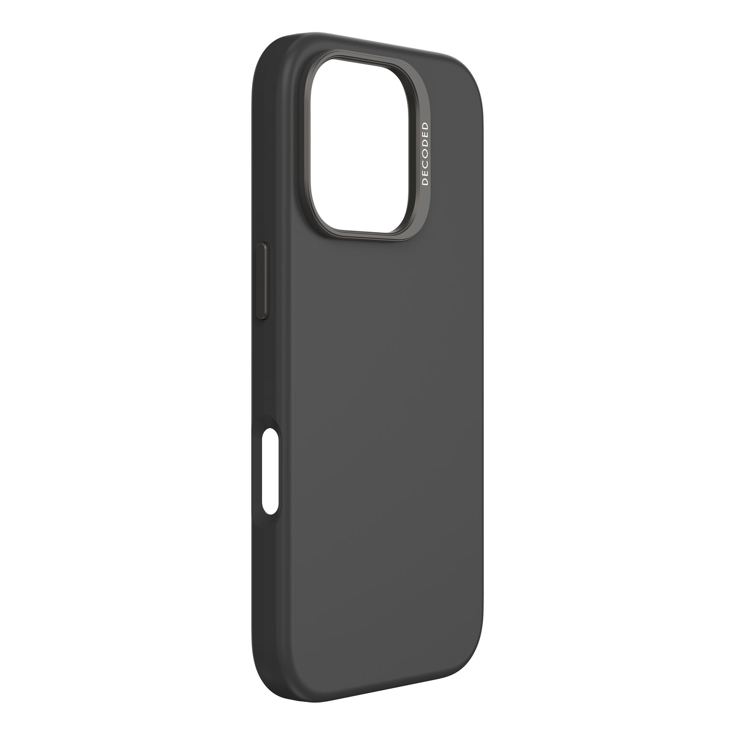 Decoded AntiMicrobial Silicone Backcover iPhone 16 Pro Black