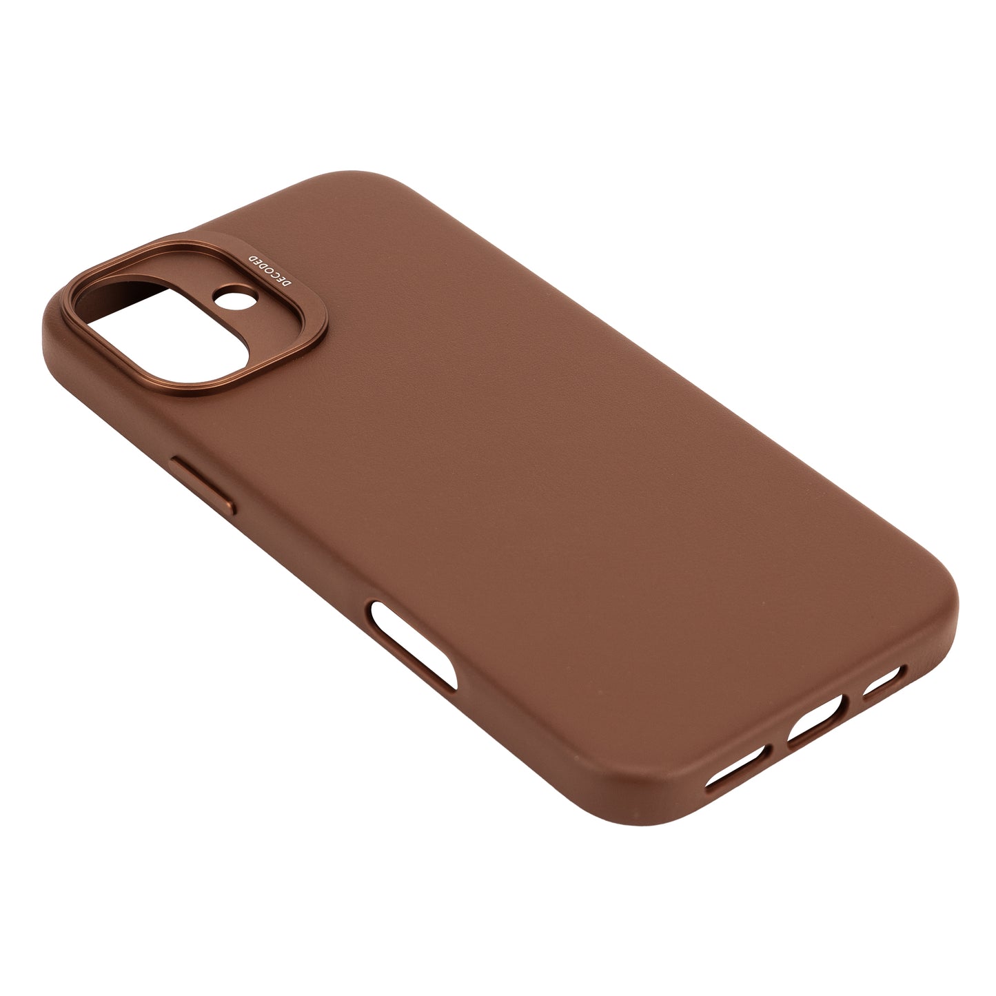 Decoded Leather Backcover iPhone 16 Plus Tan