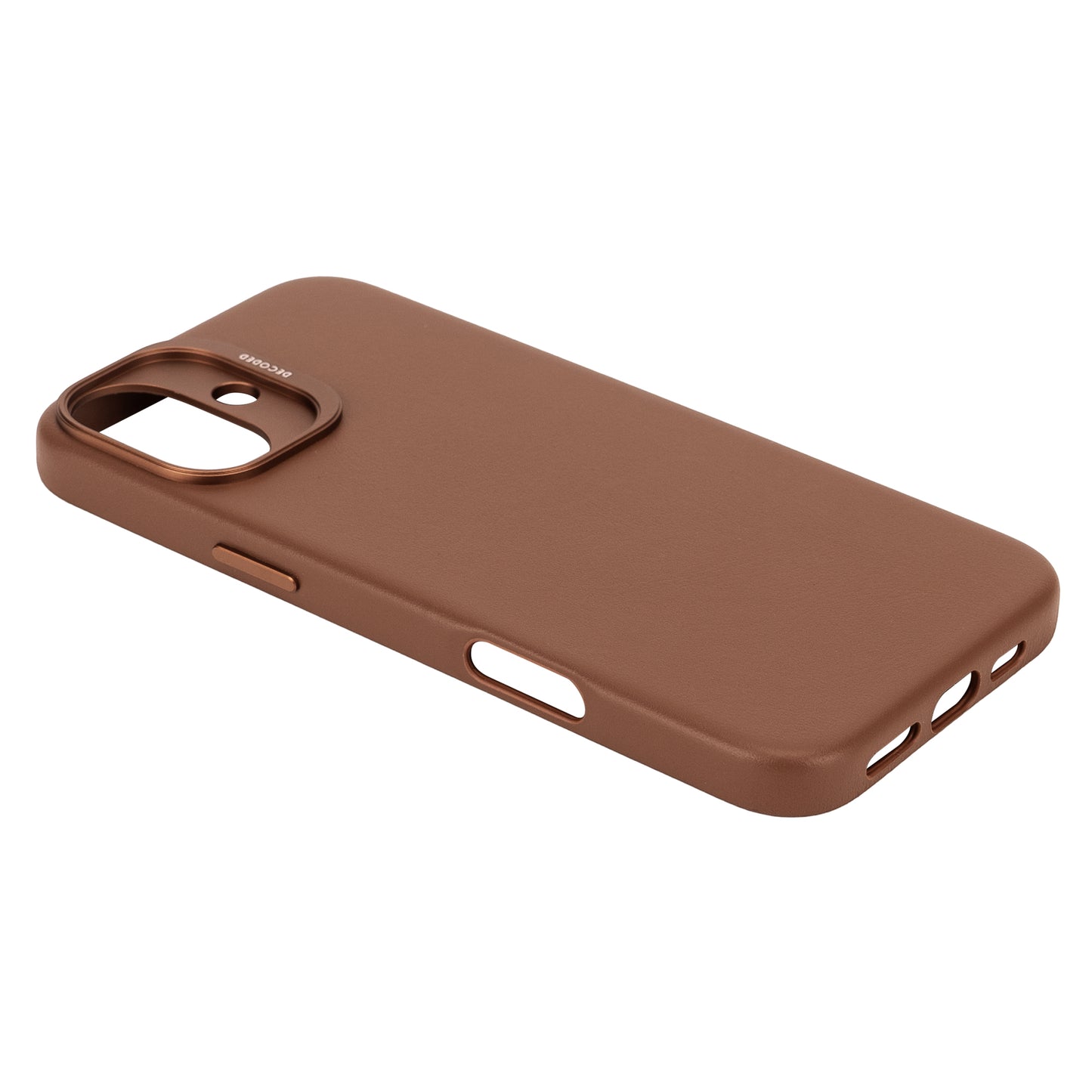 Decoded Leather Backcover iPhone 16 Plus Tan