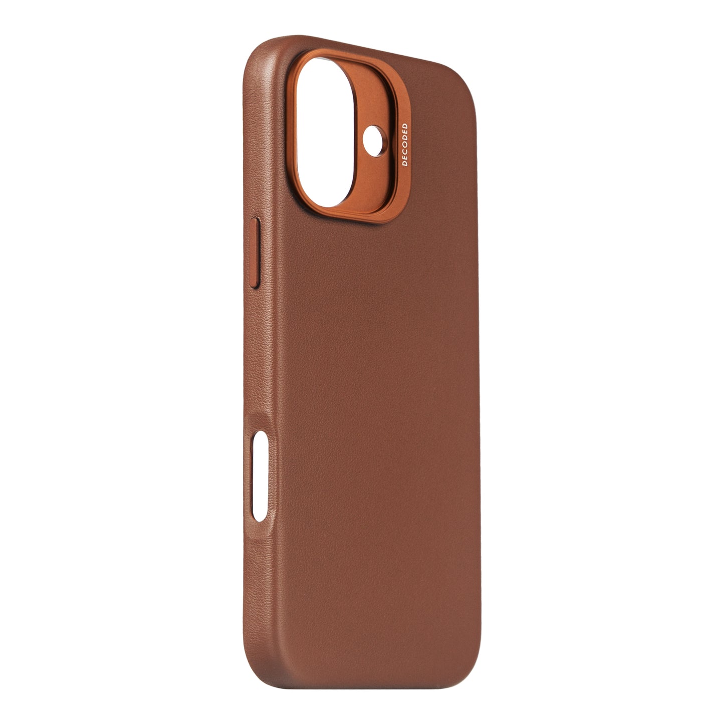 Decoded Leather Backcover iPhone 16 Plus Tan