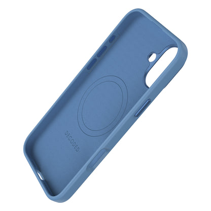 Decoded AntiMicrobial Silicone Backcover iPhone 16 Plus Light Blue