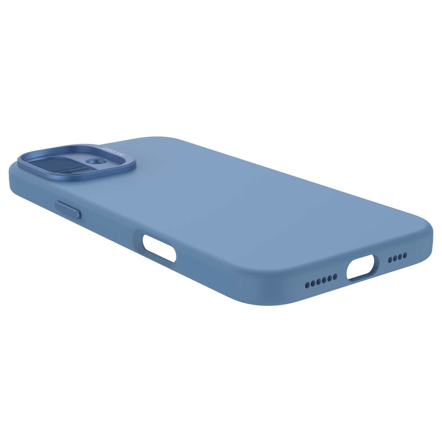 Decoded AntiMicrobial Silicone Backcover iPhone 16 Plus Light Blue