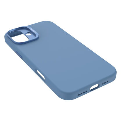 Decoded AntiMicrobial Silicone Backcover iPhone 16 Plus Light Blue