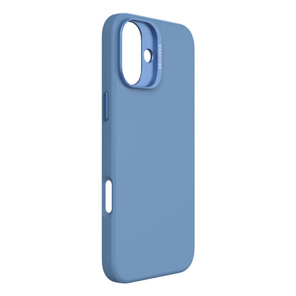 Decoded AntiMicrobial Silicone Backcover iPhone 16 Plus Light Blue