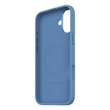 Decoded AntiMicrobial Silicone Backcover iPhone 16 Plus Light Blue