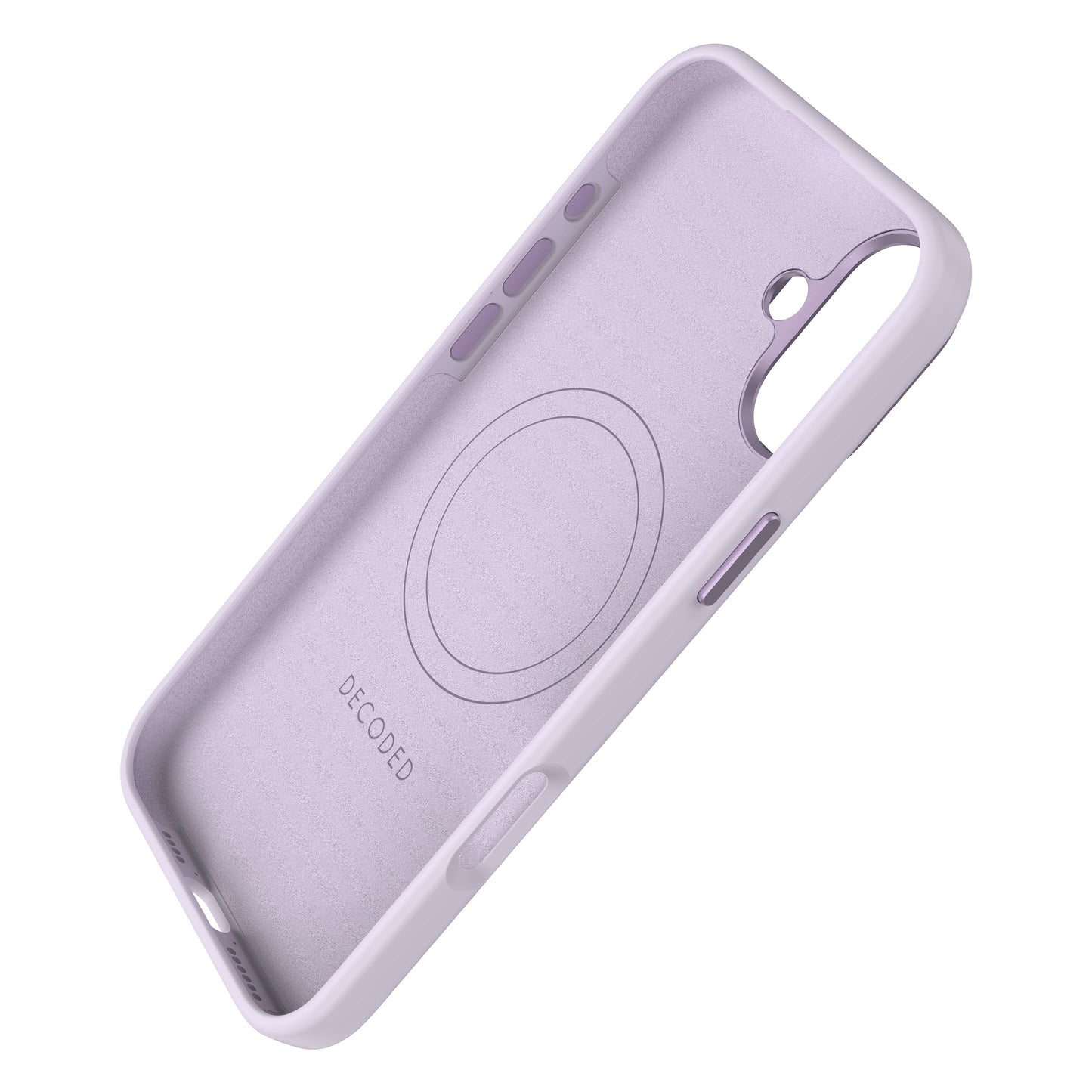 Decoded AntiMicrobial Silicone Backcover iPhone 16 Pro Lavender