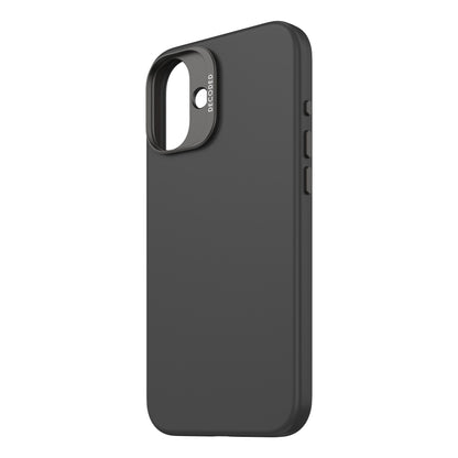 Decoded AntiMicrobial Silicone Backcover iPhone 16 Plus Black