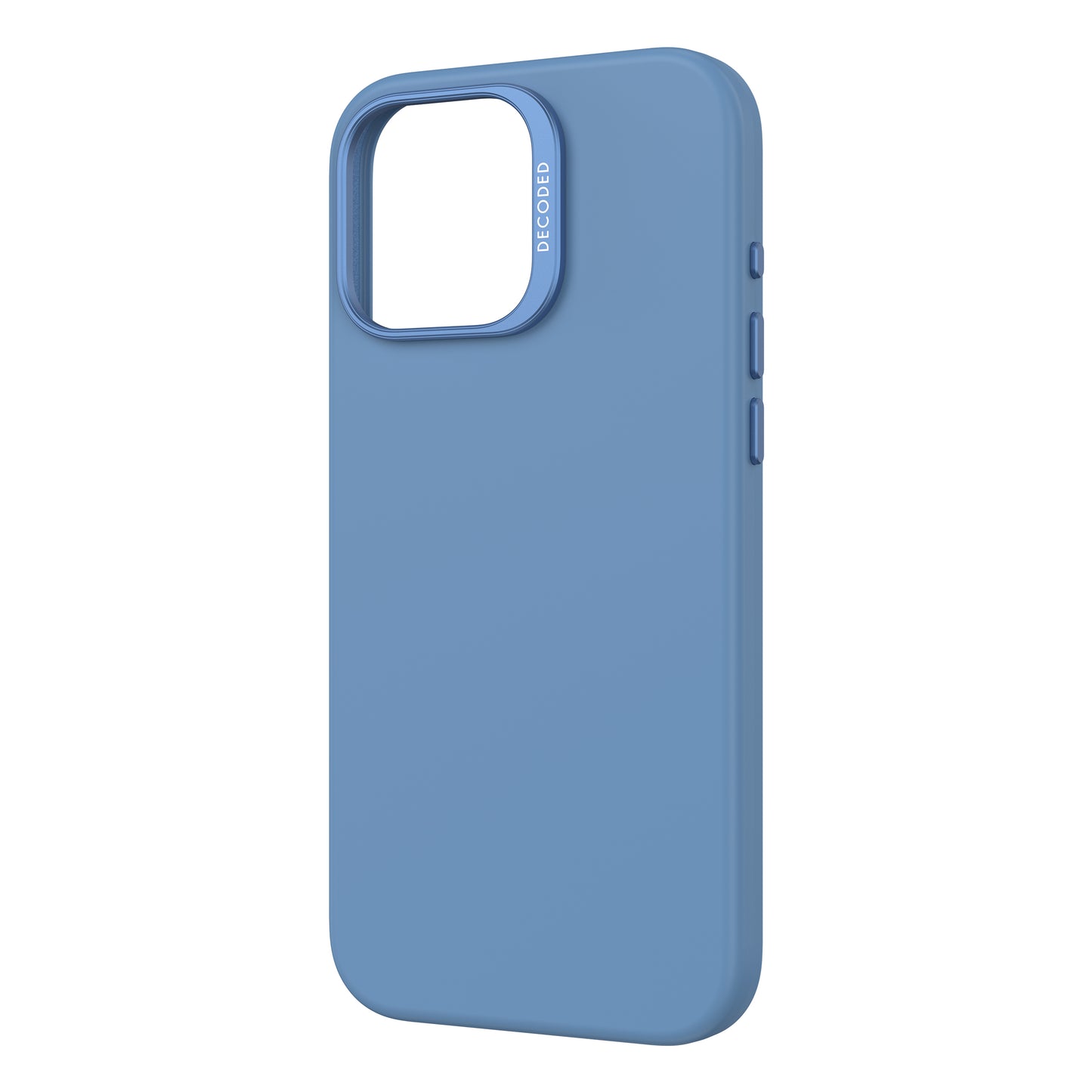 Decoded AntiMicrobial Silicone Backcover iPhone 16 Pro Max Light Blue