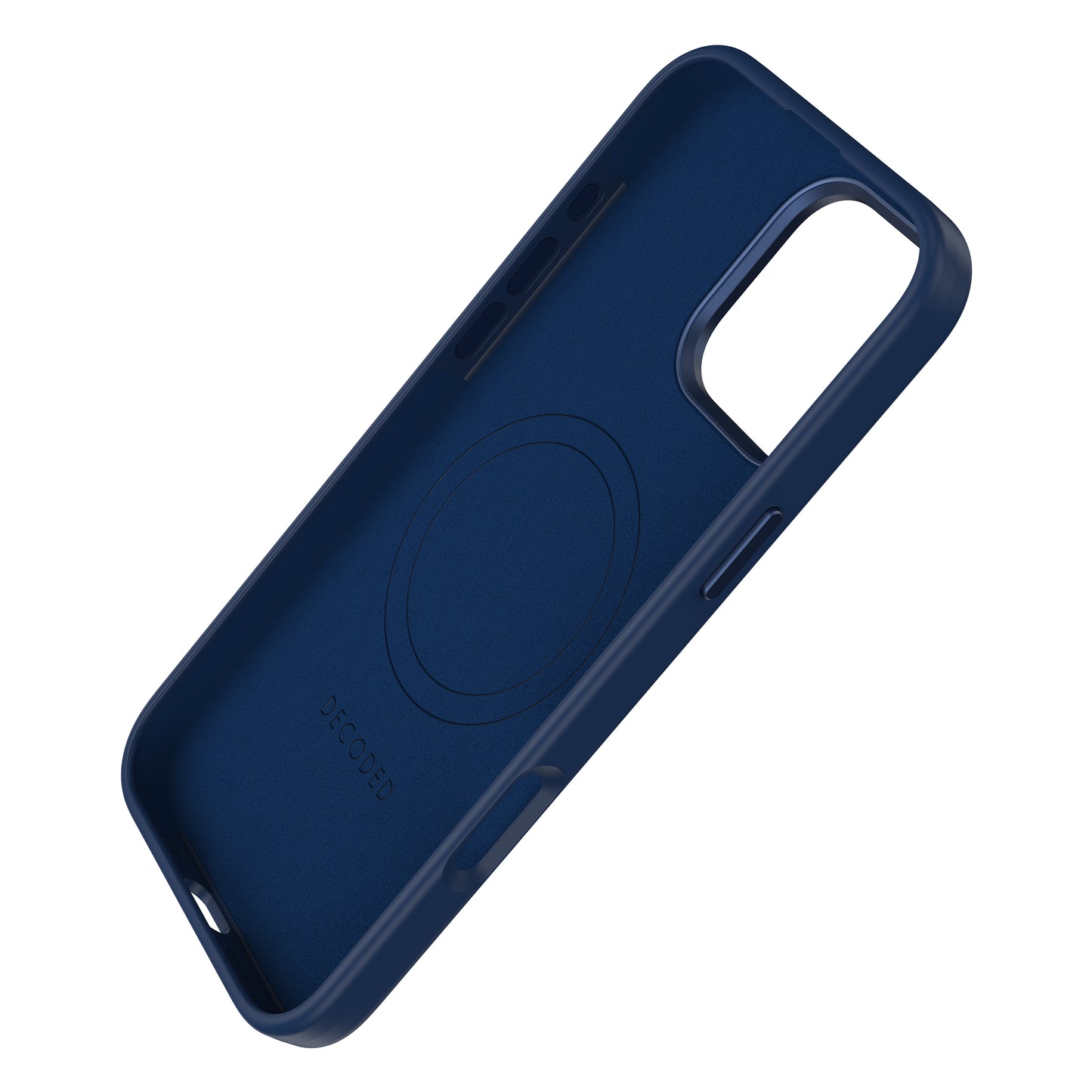 Decoded AntiMicrobial Silicone Backcover iPhone 16 Pro Max Navy