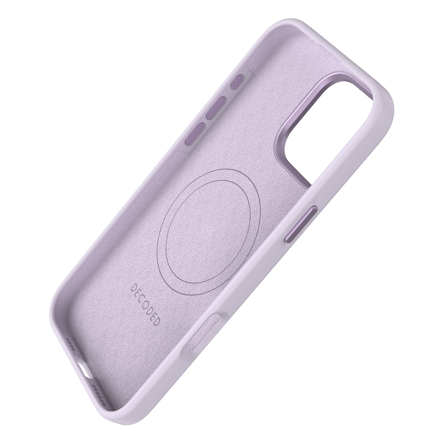 Decoded AntiMicrobial Silicone Backcover iPhone 16 Pro Max Lavender