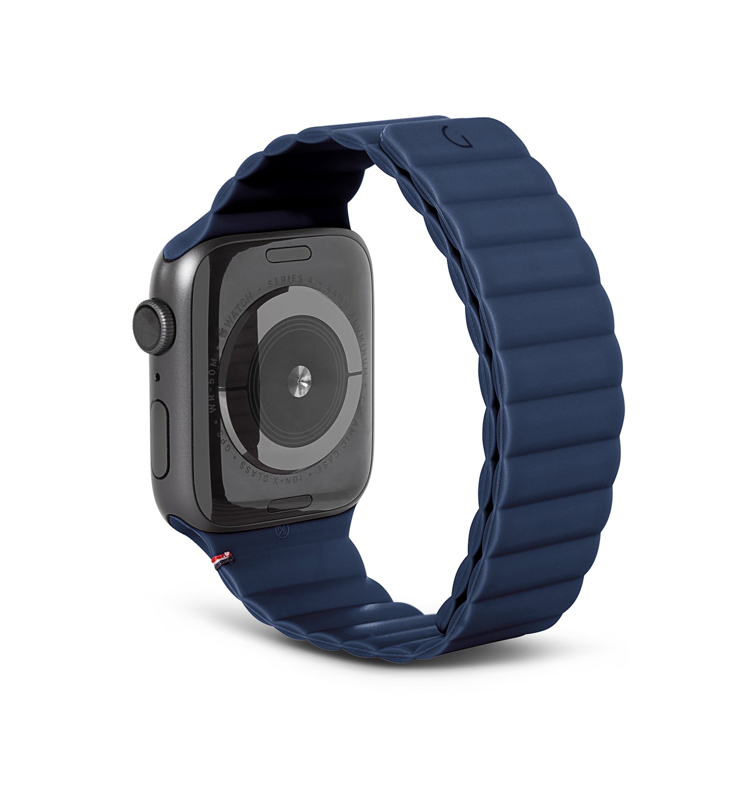 Decoded - Silicone Magnetic Traction Strap | Für Apple Watch 41/40/38mm | Navy Peony