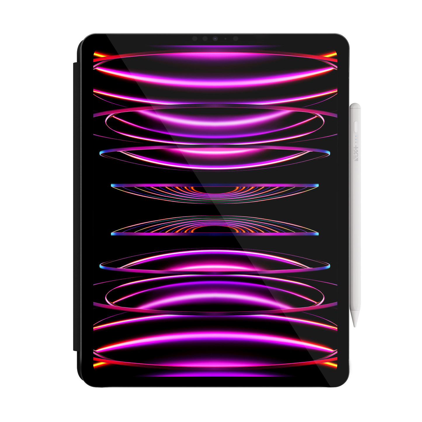 NEXT.ONE Magnetisches Smart Case für iPad Pro 12,9" 2. Generation und neuer - Schwarz