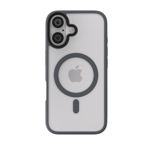 NEXT ONE Grey Mist Shield Case for iPhone 16 | MagSafe