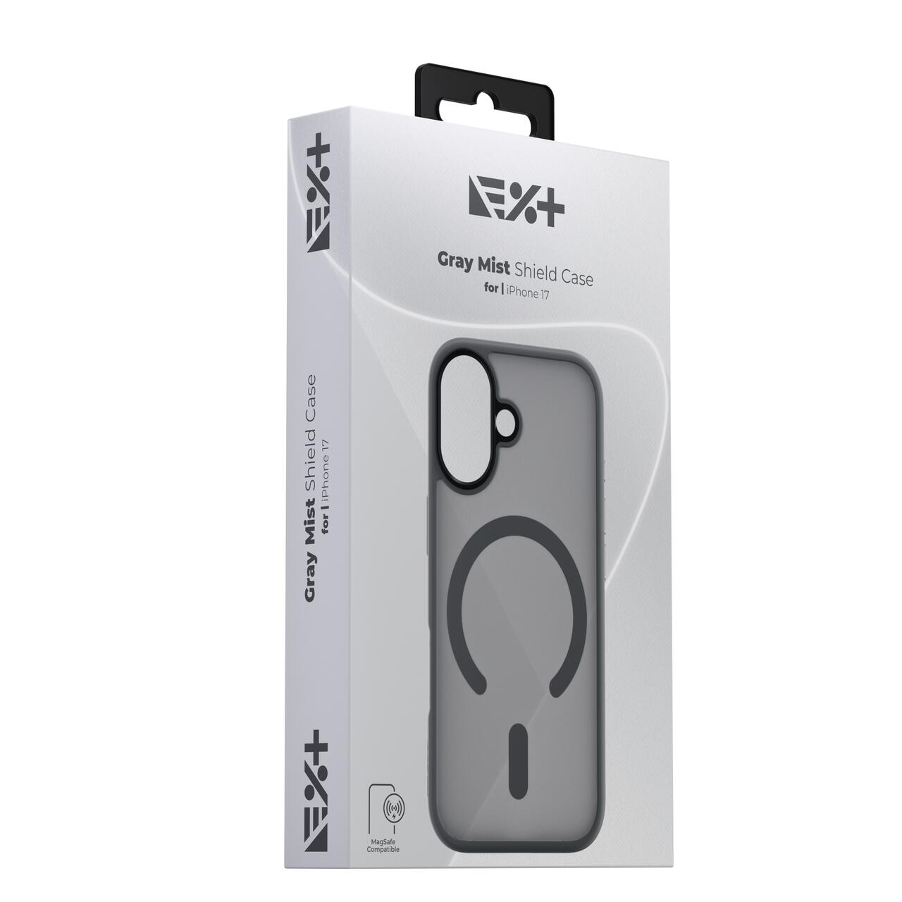 NEXT ONE Grey Mist Shield Case for iPhone 17 | MagSafe