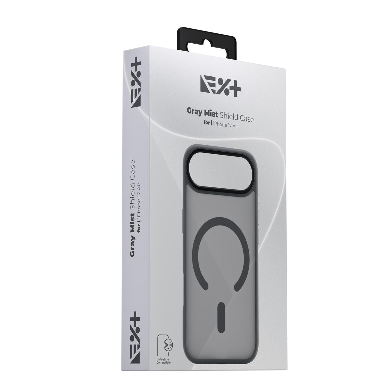 NEXT.ONE Grey Mist Shield Case for iPhone 17 Air | MagSafe