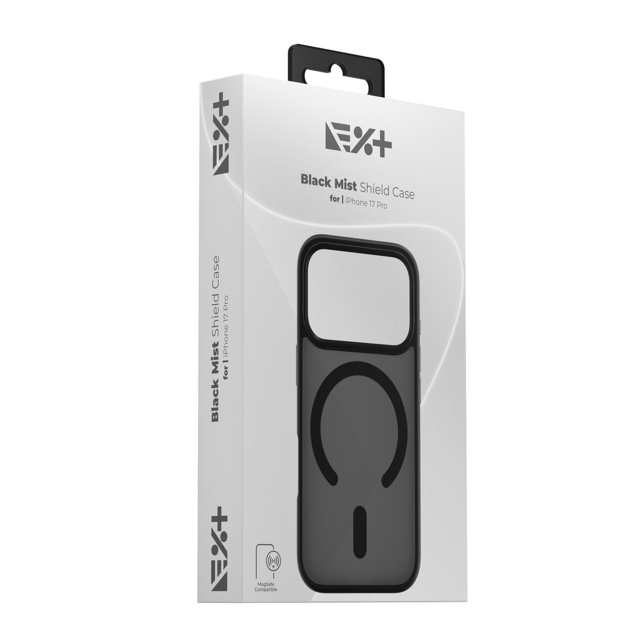 NEXT ONE Black Mist Shield Case for iPhone 17 Pro | MagSafe
