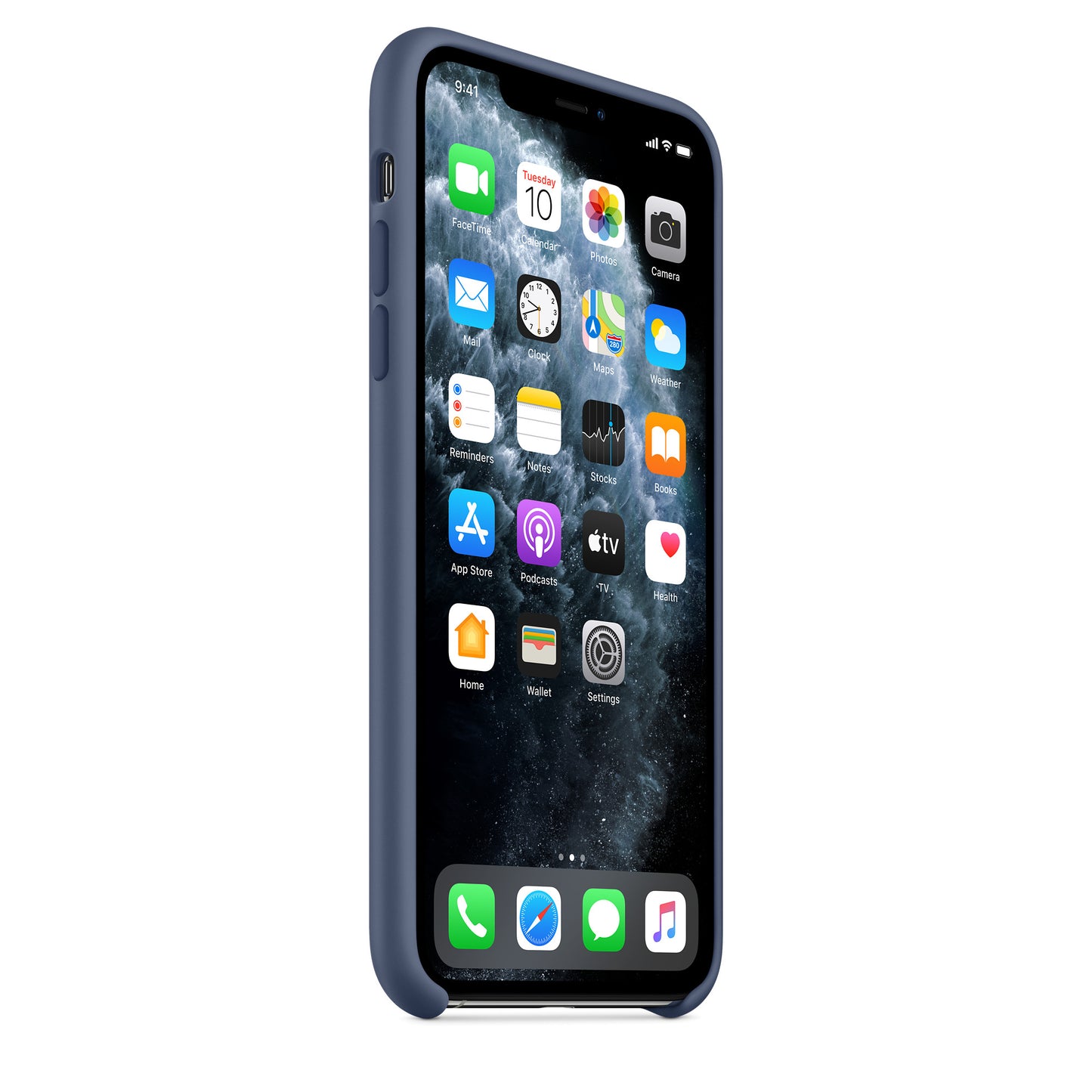 Apple iPhone 11 Pro Max Silikon Case, Alaska Blau