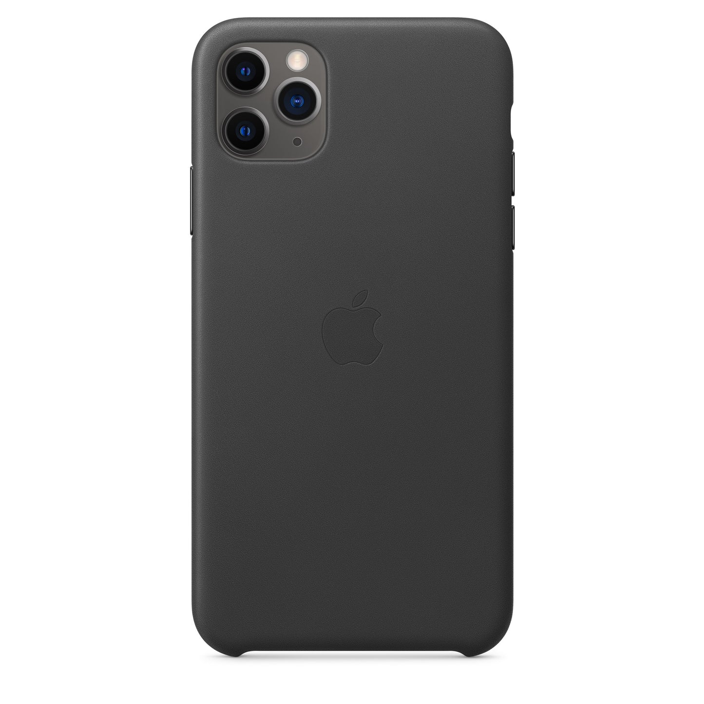 Apple iPhone 11 Pro Max Leder Case, Schwarz