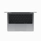 MacBook Pro 14" mit M3 Chip 8-Core CPU und 10-Core GPU, 8GB, 512GB SSD, space grau