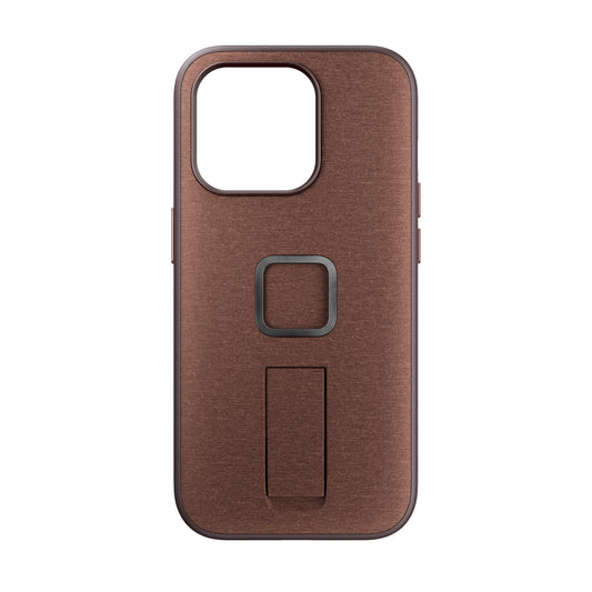Smartphone-Hülle mit Magnetsystem und Fingerschlaufe für iPhone 15 Pro - Redwood