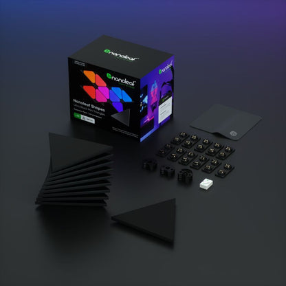 Nanoleaf Shapes Mini Triangles Ultra Black Expansion 10 PK