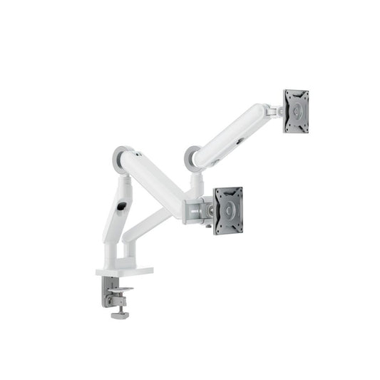 Alogic Glide Flexible Dual Arm Monitor Mount 17-35 White