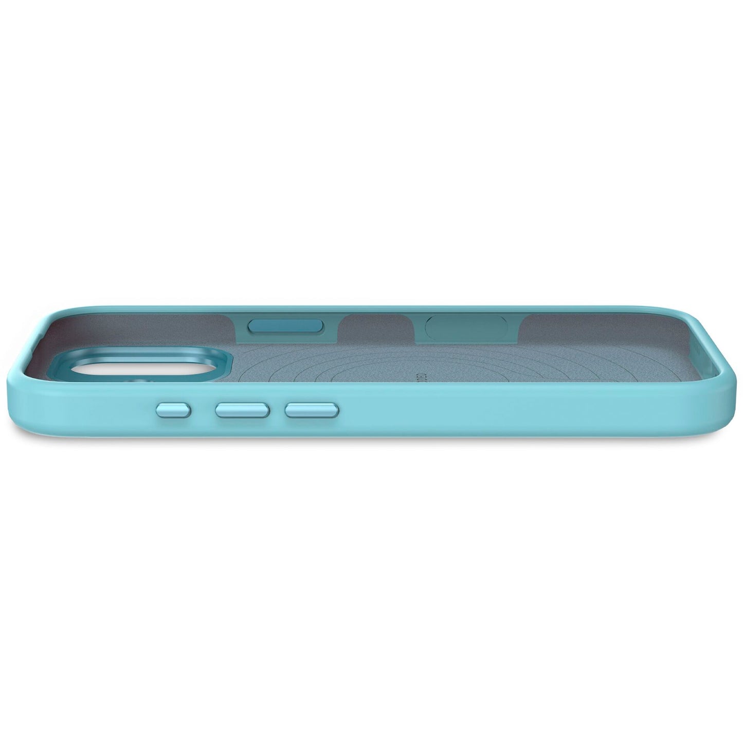 Decoded AntiMicrobial Silicone Backcover iPhone 17 Retro Blue