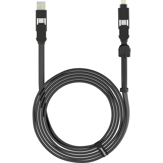 Rolling Square inCharge XL Cable 3m Black