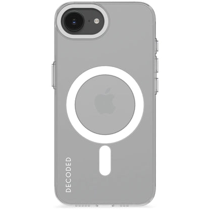 Decoded Recycled Plastic Backc. iPhone 16e Transparent White