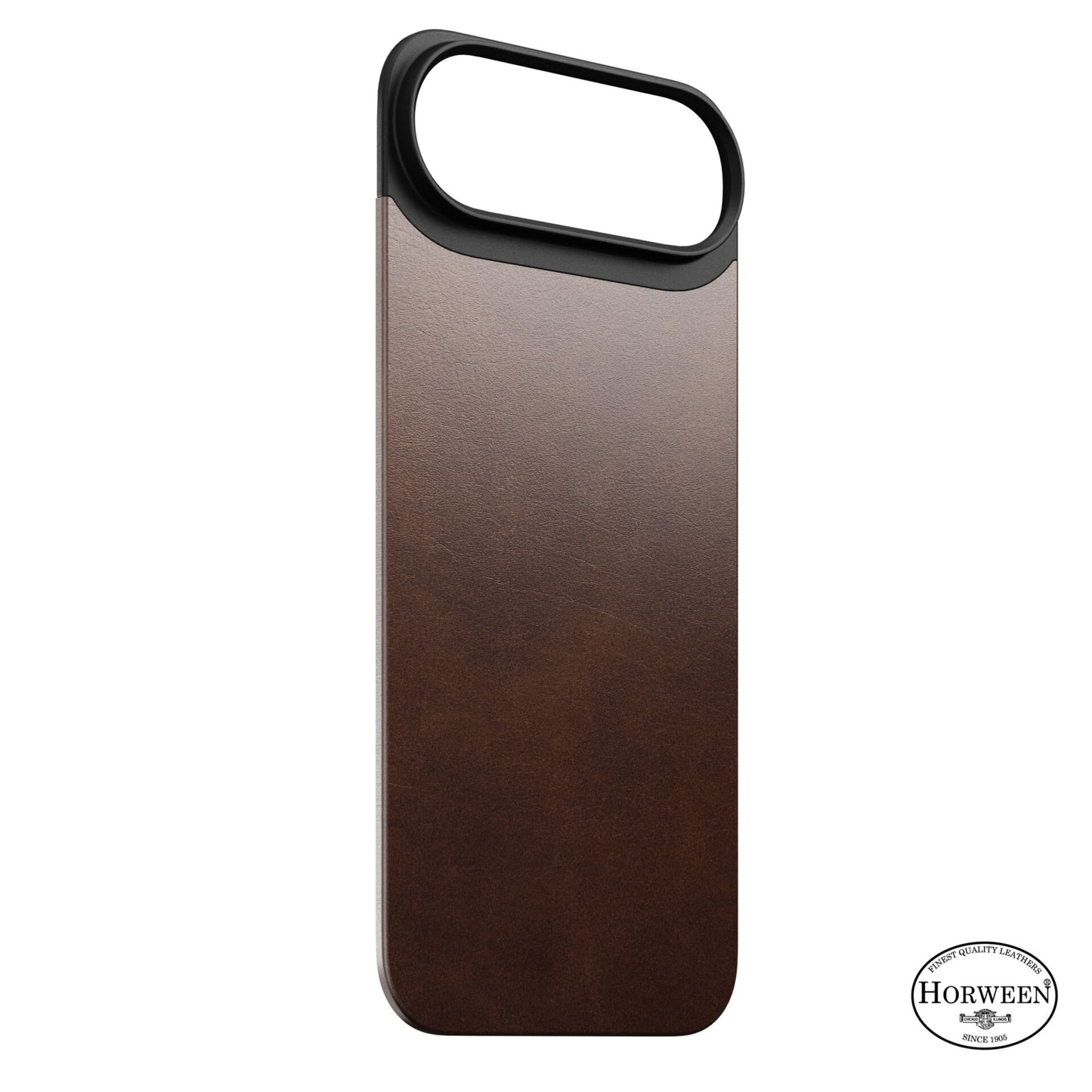 Nomad Magnetic Leather Back MagSafe iPhone 17 Air Rustic Brown Horween