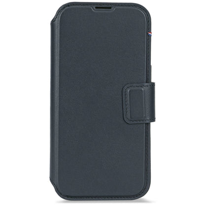 Decoded Leather Detachable Wallet iPhone 17 Navy Shadow