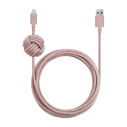 Native Union Night Cable USB-A to Lightning 3m Rose