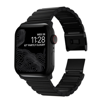 Nomad Strap Titanium Black V2 46mm/49mm Connector Black